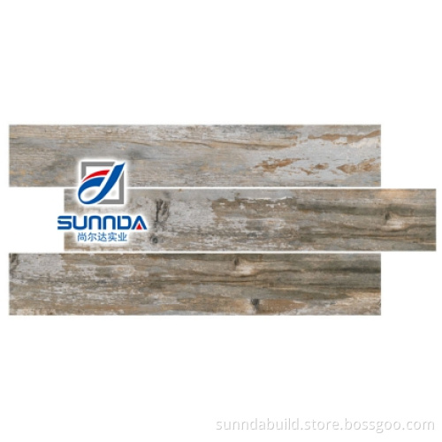 in stock wooded look rustic discontinued ceramic wear-resistance wood floor tiles